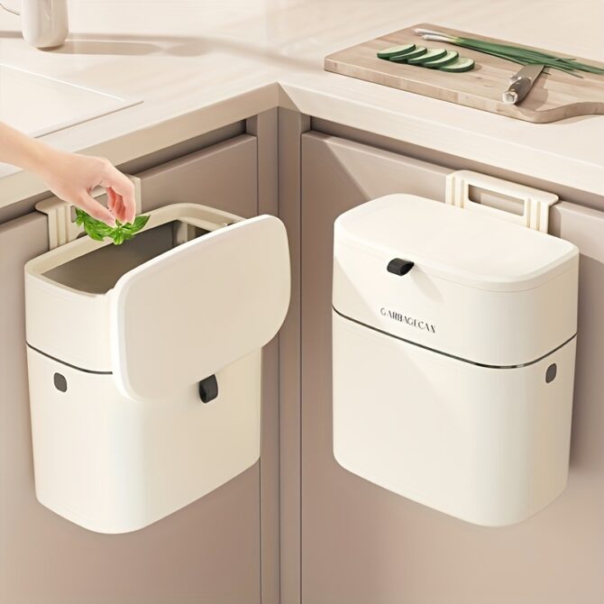 Wall Mounted Trash Can