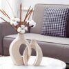 The handcrafted vase is designed with a unique scene - Image 4
