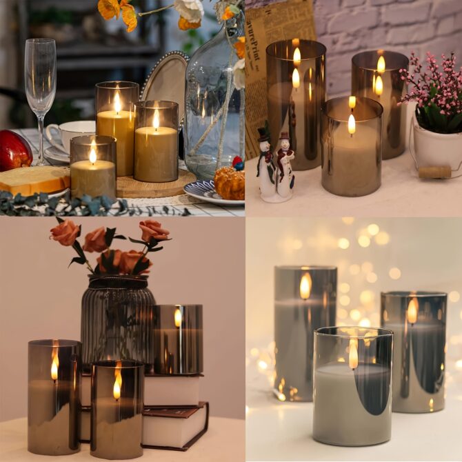 Nautical Theme Acrylic LED Flameless Candle - Image 4