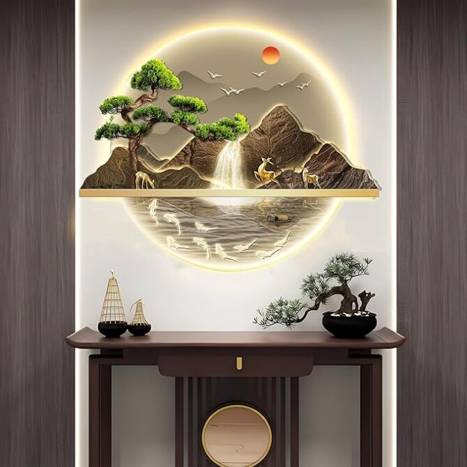 3D Wall Sculpture Painting Decoration